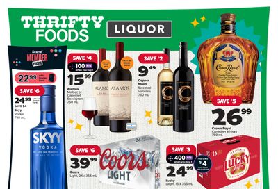 Thrifty Foods Liquor Flyer March 7 to 13