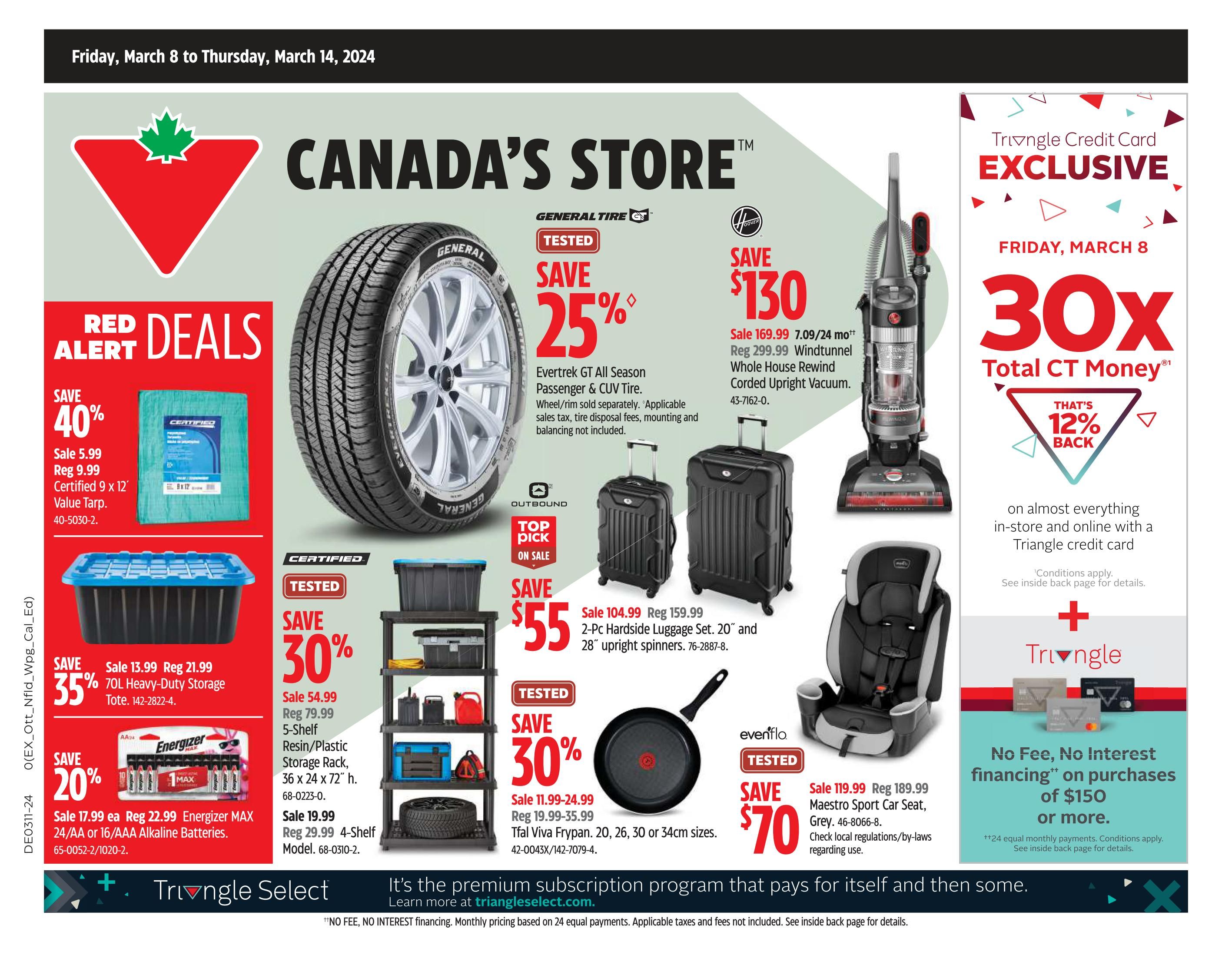 Canadian Tire (West) Flyer March 8 to 14