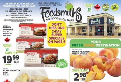 Foodsmiths Flyer March 7 to 14