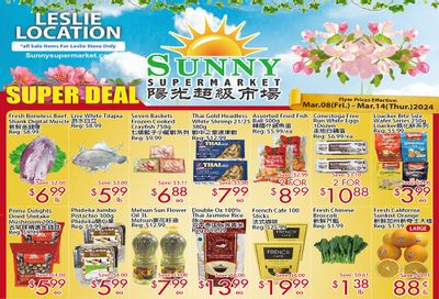 Sunny Supermarket (Leslie) Flyer March 8 to 14