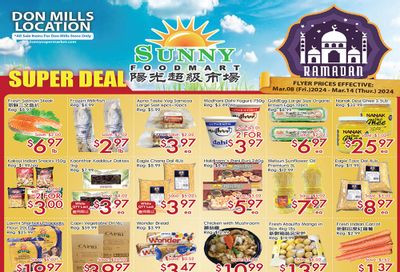 Sunny Foodmart (Don Mills) Flyer March 8 to 14