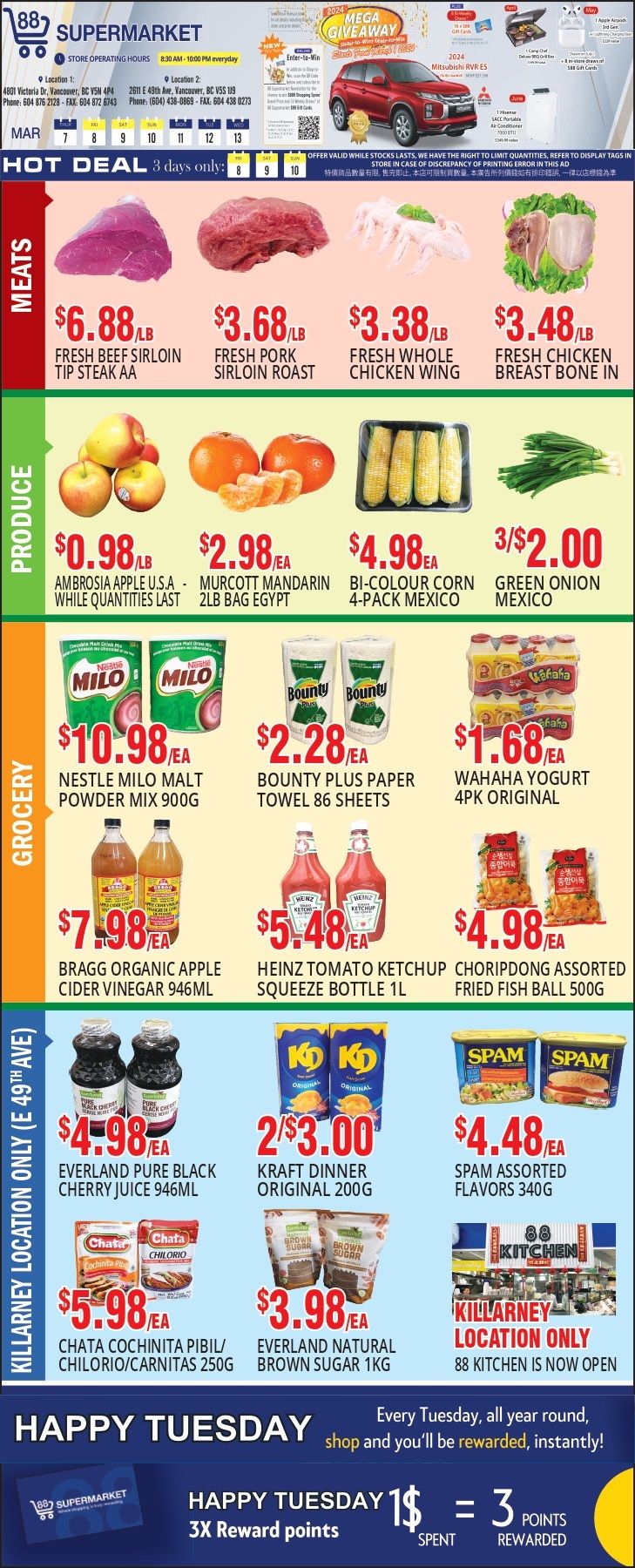 88 Supermarket Flyer March 7 to 13