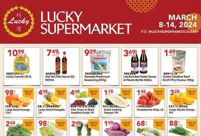 Lucky Supermarket (Calgary) Flyer March 8 to 14
