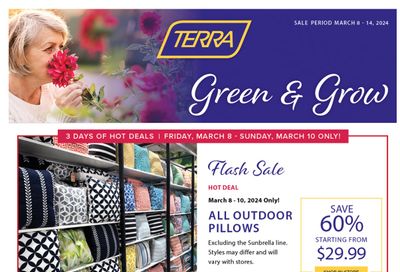 Terra Greenhouses Flyer March 8 to 14
