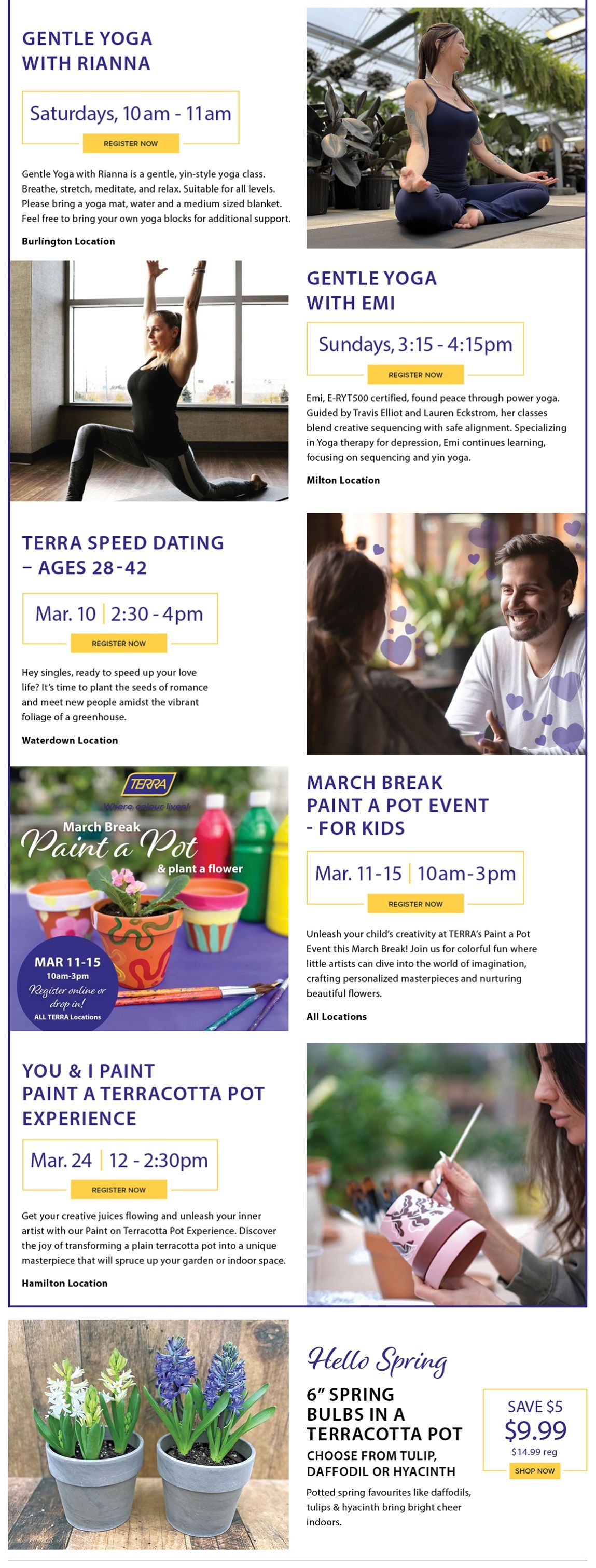 Terra Greenhouses Flyer March 8 to 14