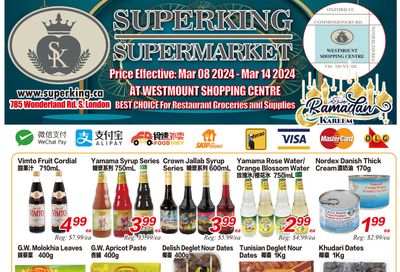 Superking Supermarket (London) Flyer March 8 to 14