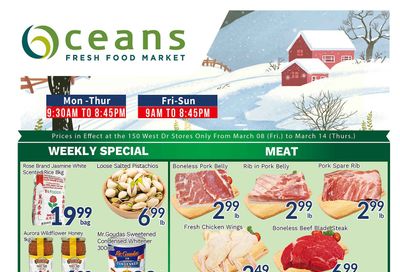Oceans Fresh Food Market (West Dr., Brampton) Flyer March 8 to 14