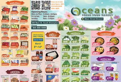 Oceans Fresh Food Market (Main St., Brampton) Flyer March 8 to 14