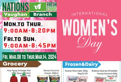 Nations Fresh Foods (Vaughan) Flyer March 8 to 14