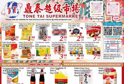 Tone Tai Supermarket Flyer March 8 to 14
