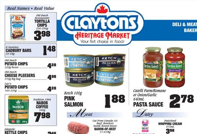 Claytons Heritage Market Flyer March 8 to 14