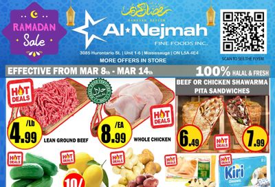 Alnejmah Fine Foods Inc. Flyer March 8 to 14