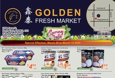 Golden Fresh Market Flyer March 8 to 14