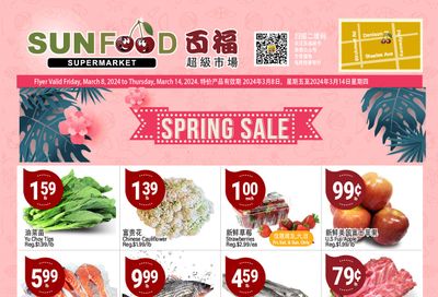 Sunfood Supermarket Flyer March 8 to 14