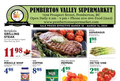 Pemberton Valley Supermarket Flyer March 10 to 16