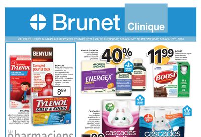 Brunet Clinique Flyer March 14 to 27