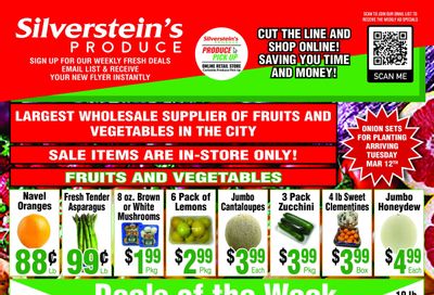Silverstein's Produce Flyer March 12 to 16