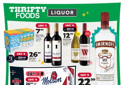 Thrifty Foods Liquor Flyer March 14 to 20