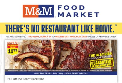 M&M Food Market (Atlantic & West) Flyer March 14 to 20