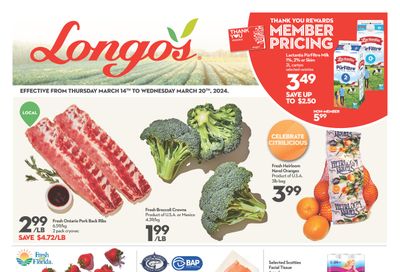 Longo's Flyer March 14 to 20