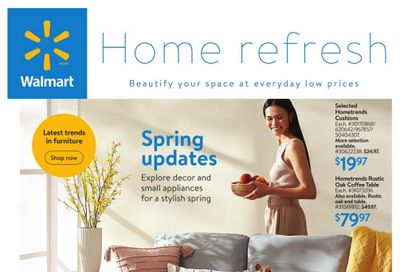 Walmart Home Refresh Flyer March 14 to April 3