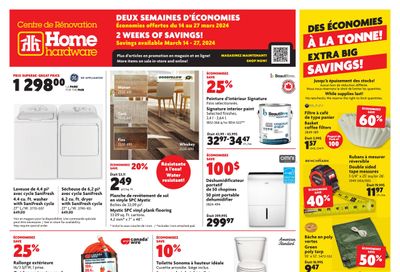 Home Hardware Building Centre (QC) Flyer March 14 to 27