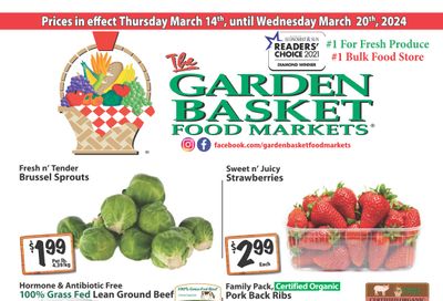 The Garden Basket Flyer March 14 to 20
