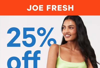 Joe Fresh Flyer March 14 to 20