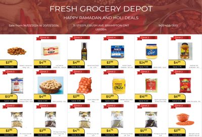 Fresh Grocery Depot Flyer March 14 to 20