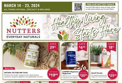 Nutters Everyday Naturals Flyer March 14 to 23