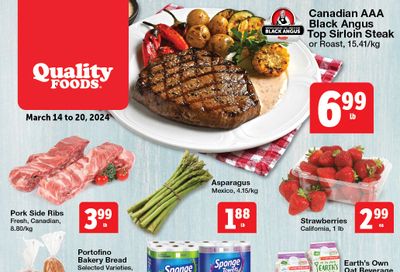 Quality Foods Flyer March 14 to 20