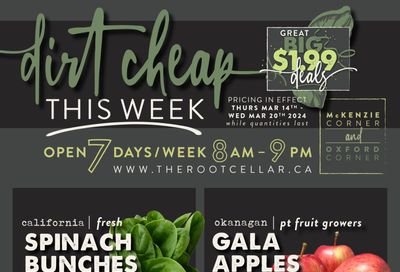 The Root Cellar Flyer March 14 to 20