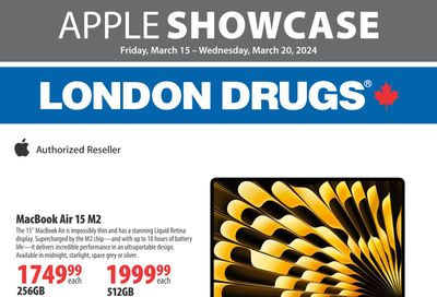 London Drugs Apple Showcase Flyer March 15 to 20