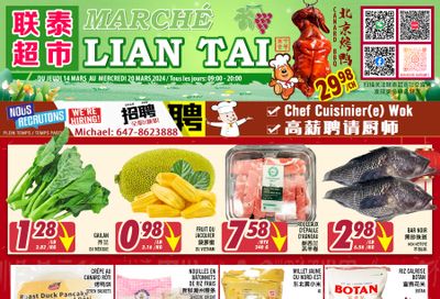 Marche Lian Tai Flyer March 14 to 20