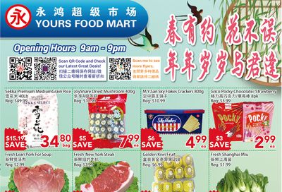 Yours Food Mart Flyer March 15 to 21