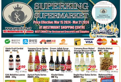 Superking Supermarket (London) Flyer March 15 to 21