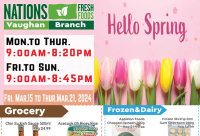 Nations Fresh Foods (Vaughan) Flyer March 15 to 21
