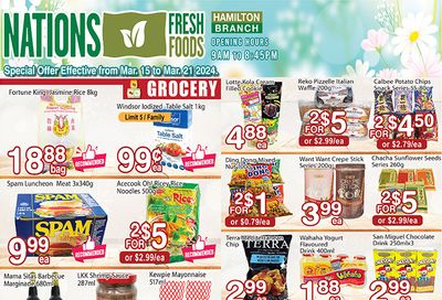 Nations Fresh Foods (Hamilton) Flyer March 15 to 21