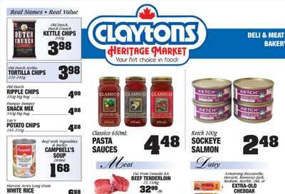 Claytons Heritage Market Flyer March 15 to 21