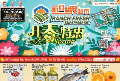 Ranch Fresh Supermarket Flyer March 15 to 21