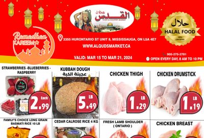 Al-Quds Supermarket Flyer March 15 to 21