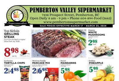 Pemberton Valley Supermarket Flyer March 17 to 23