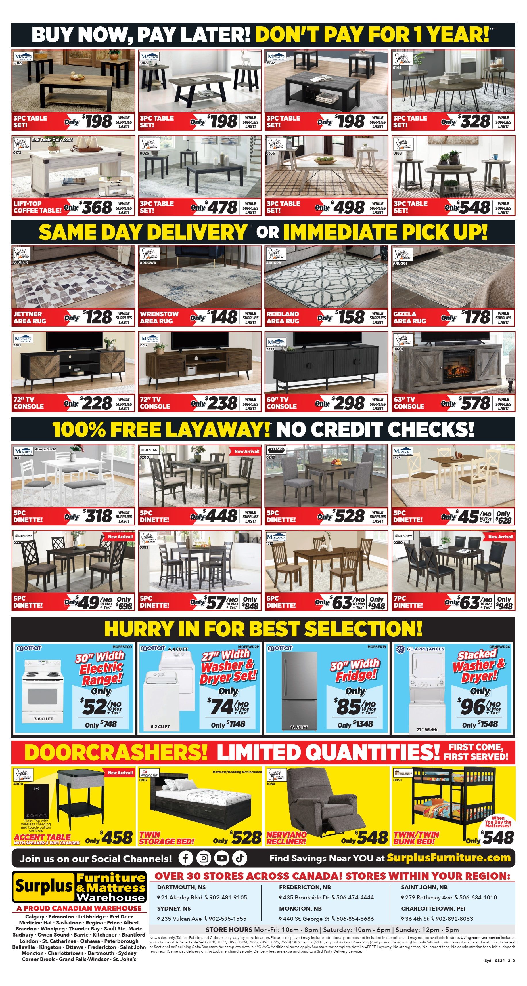Surplus Furniture & Mattress Warehouse (Sydney) Flyer March 18 to 31