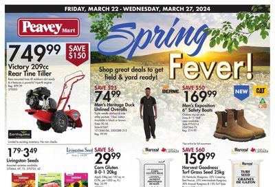 Peavey Mart Flyer March 22 to 27
