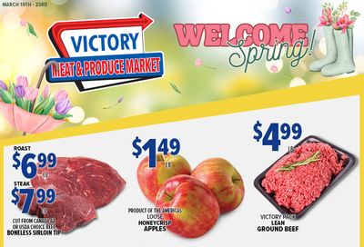 Victory Meat Market Flyer March 19 to 23
