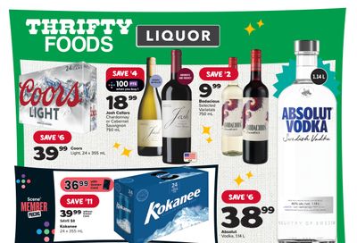 Thrifty Foods Liquor Flyer March 21 to 27
