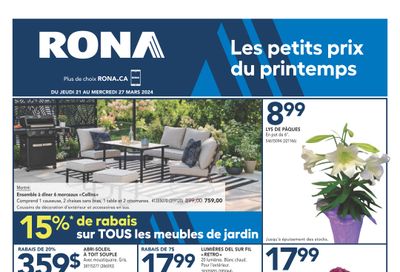 Rona (QC) Flyer March 21 to 27