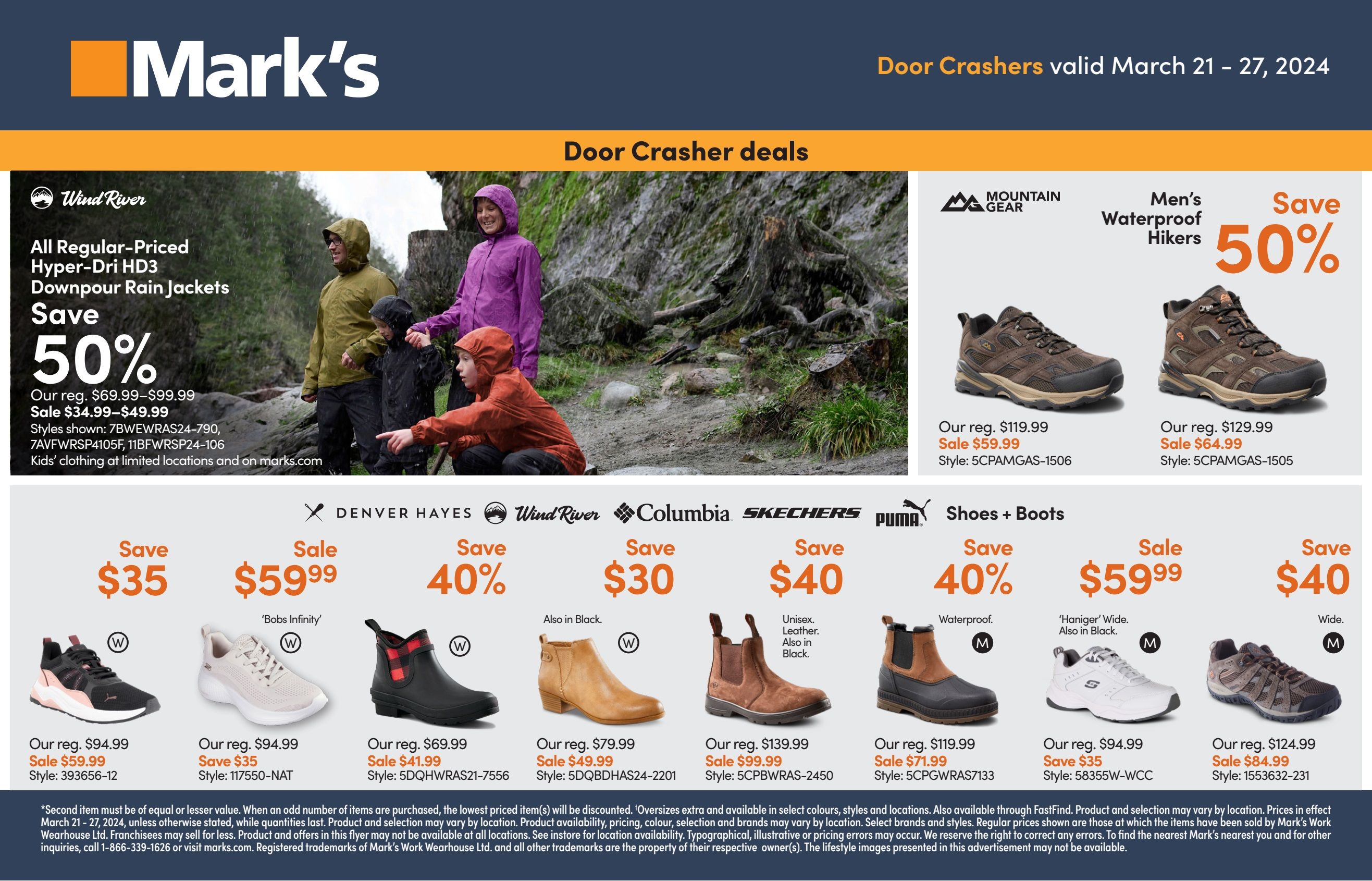 Mark's Flyer March 21 to 27