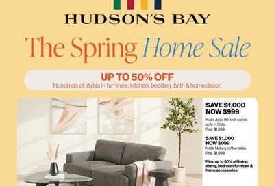Hudson's Bay Flyer March 21 to April 3