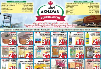 Akhavan Supermarche Flyer March 20 to 26